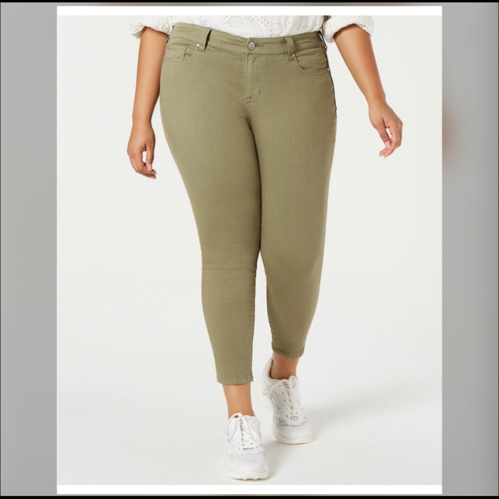 Celebrity Pink Olive Ankle Jeans